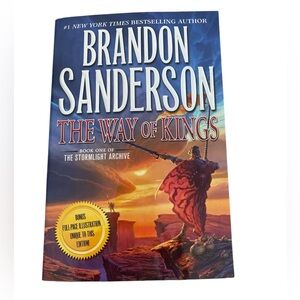 THE WAY OF KINGS Paperback Novel by Brandon Sanderson